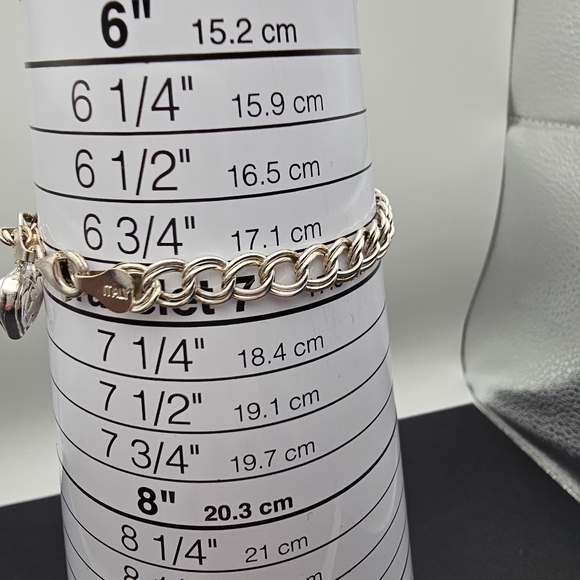 Sterling silver charm bracelets - Picture 3 of 3